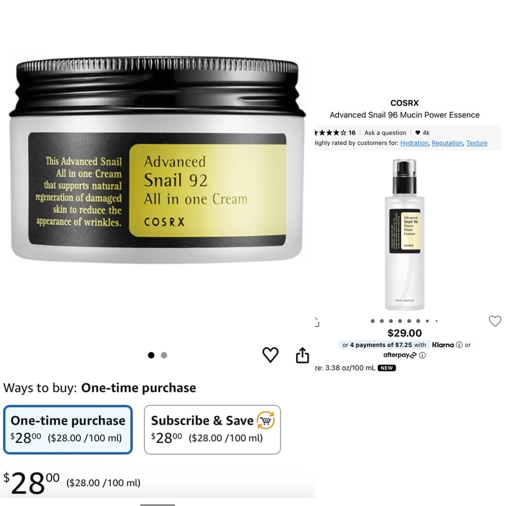 COSRX Snail Mucin Skincare Set